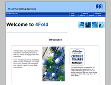 Tablet Screenshot of 4fold.com